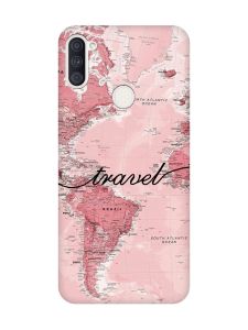 Чохол з чорними боками на Samsung Galaxy A11 :: Карта (принт 319)