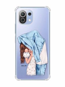 Чохол з потовщеними кутами на Xiaomi Mi 11 Lite :: Поцілунок (принт 33)