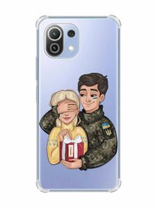 Чохол з потовщеними кутами на Xiaomi Mi 11 Lite :: Подарунок Перемога (патріотичний принт 178)