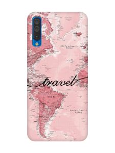 Чохол з чорними боками на Samsung Galaxy A50 (2019) A505/A30s :: Карта (принт 319)