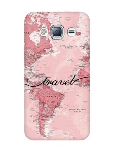 Чохол з чорними боками на Samsung Galaxy J3 / J310 :: Карта (принт 319)