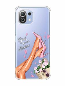 Чохол з потовщеними кутами на Xiaomi Mi 11 Lite :: Ніжки (принт 62)