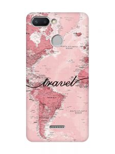 Чохол з чорними боками на Xiaomi Redmi 6 :: Карта (принт 319)