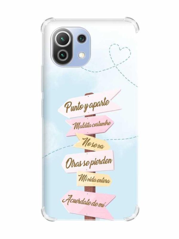 Чохол з потовщеними кутами на Xiaomi Mi 11 Lite :: Вказівники (принт 322)
