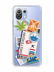 Чохол з потовщеними кутами на Xiaomi Mi 11 Lite :: Подорожі. Амстердам (принт 327)
