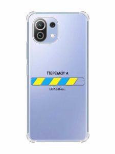 Чохол з потовщеними кутами на Xiaomi Mi 11 Lite :: Перемога Завантаження (патріотичний принт 88)