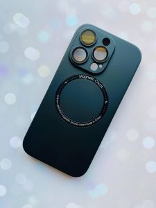 Ультратонкий чохол MagSafe на iPhone 14 Pro із додатковим захистом камер :: Чорний