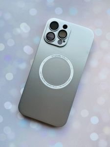 Ультратонкий чохол MagSafe на iPhone 13 Pro Max із додатковим захистом камер :: Срібний