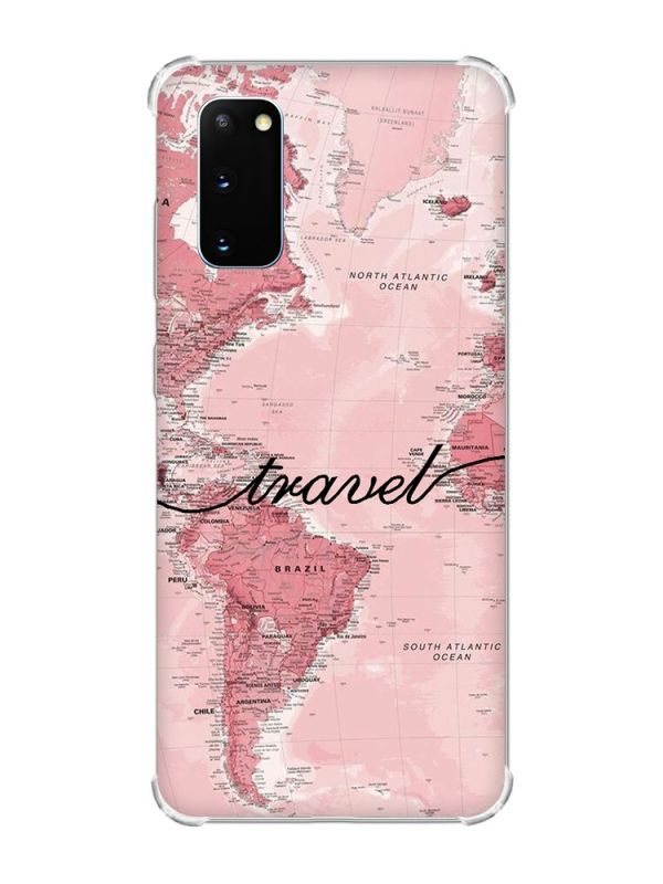 Чохол із потовщеними кутами на Samsung Galaxy S20 Plus :: Карта (принт 319)