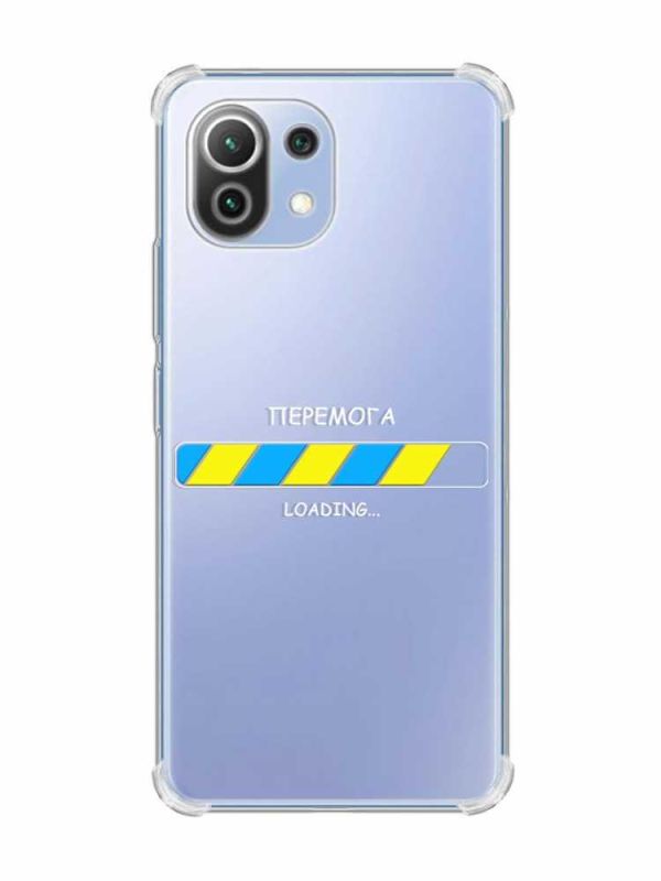 Чохол з потовщеними кутами на Xiaomi Mi 11 Lite :: Перемога Завантаження (патріотичний принт 880)