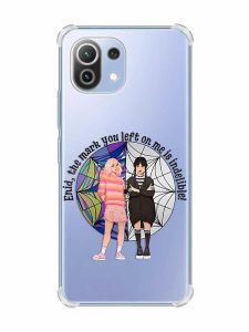 Чохол з потовщеними кутами на Xiaomi Mi 11 Lite :: Дівчата з Венздей (принт 211)