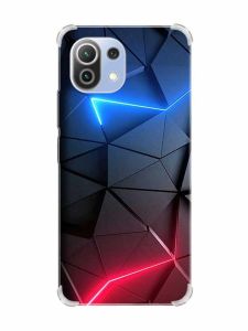 Чохол з потовщеними кутами на Xiaomi Mi 11 Lite :: Рельєфний фон (принт 36)