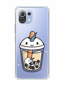 Чохол з потовщеними кутами на Xiaomi Mi 11 Lite :: Коктейль Єдиноріг (принт 96)