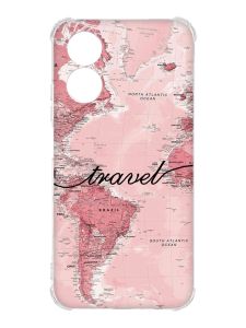 Чохол із потовщеними кутами на Oppo A17 :: Карта (принт 319)