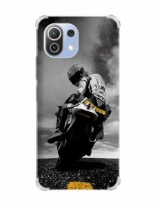 Чохол з потовщеними кутами на Xiaomi Mi 11 Lite :: Мото (принт 69)