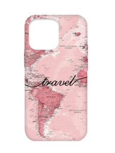 Чохол з бірюзовими боками на Apple iPhone 13 Pro :: Карта (принт 319)