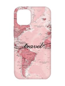 Чохол з бірюзовими боками на Apple iPhone 12/12 Pro (6.1) :: Карта (принт 319)