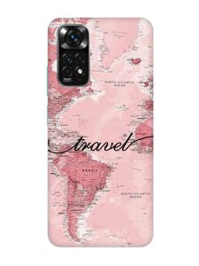 Чохол з бірюзовими боками на Xiaomi Redmi Note 11 :: Карта (принт 319)