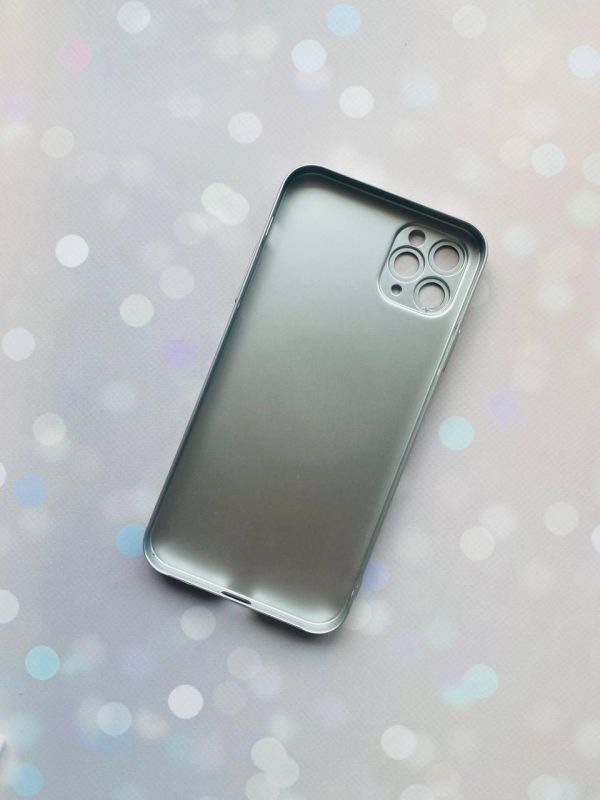 Ультратонкий чохол MagSafe на iPhone 11 Pro Max із додатковим захистом камер :: Срібний