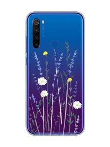 Прозорий чохол на Xiaomi Redmi Note 8T :: Польові квіти (принт 270)