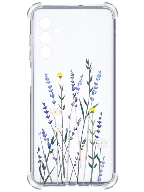Чохол з потовщеними кутами на Samsung Galaxy A14 5G :: Польові квіти (принт 270)