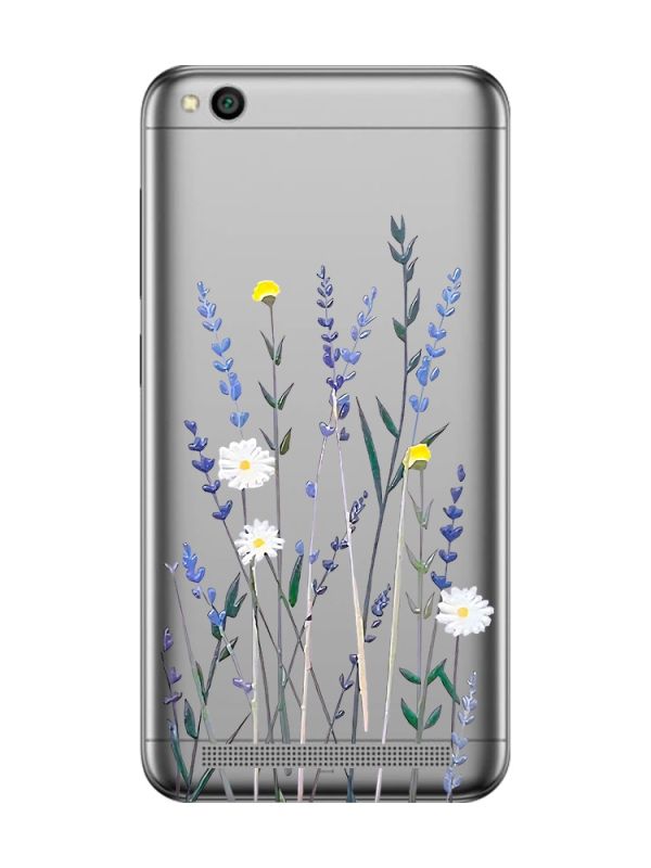 Прозорий чохол на Xiaomi Redmi 5A :: Польові квіти (принт 270)