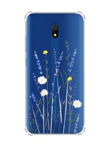 Чохол з потовщеними кутами на Xiaomi Redmi 8A :: Польові квіти (принт 270)