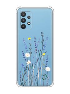 Чохол з потовщеними кутами на Samsung Galaxy A32 :: Польові квіти (принт 270)