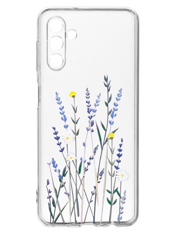 Прозорий чохол на Samsung Galaxy A54 5G / A546 :: Польові квіти (принт 270)