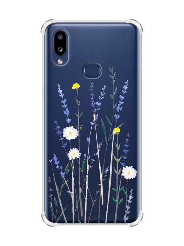Чохол з потовщеними кутами на Samsung Galaxy A10s (A107) :: Польові квіти (принт 270)