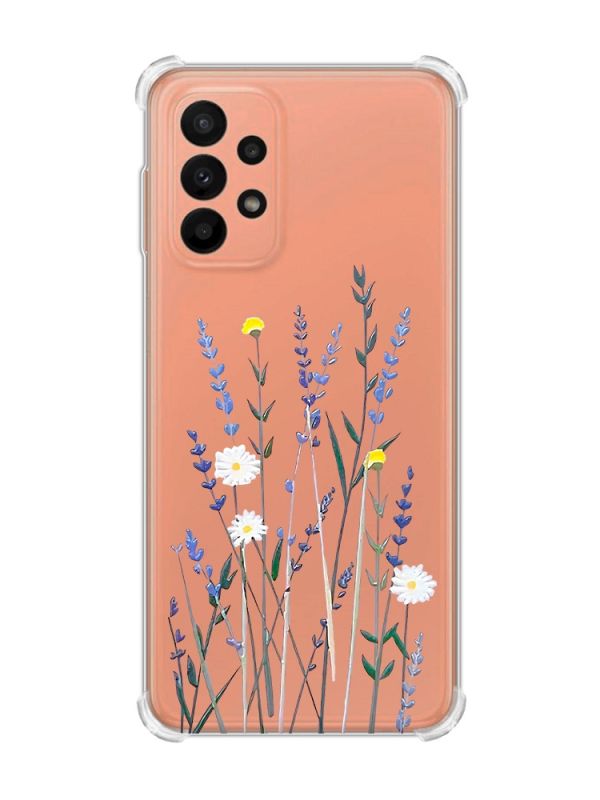 Чохол з потовщеними кутами на Samsung Galaxy A23 :: Польові квіти (принт 270)