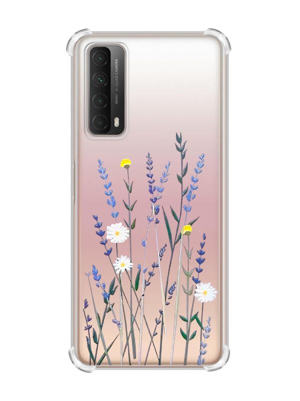 Чохол з потовщеними кутами на Huawei P Smart 2021 :: Польові квіти (принт 270)
