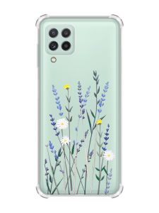 Чохол з потовщеними кутами на Samsung Galaxy M32/A22/M22 4G :: Польові квіти (принт 270)