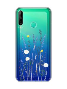 Прозорий чохол для Huawei P40 lite E / Y7p  :: Польові квіти (принт 270)