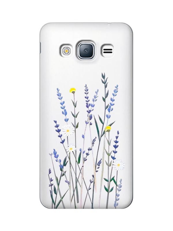 Прозорий чохол на Samsung Galaxy J3 (2016) J310 :: Польові квіти (принт 270)