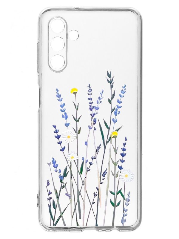 Прозорий чохол на Samsung A04s/A13 5G :: Польові квіти (принт 270)