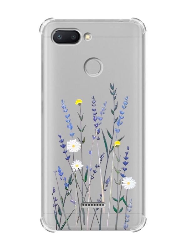 Чохол із потовщеними кутами для Xiaomi Redmi 6 :: Польові квіти (принт 270)