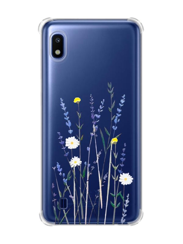 Чохол з потовщеними кутами на Samsung Galaxy A10 (2019)/A105 :: Польові квіти (принт 270)