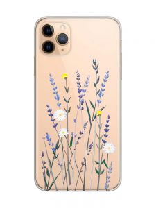 Прозорий чохол на iPhone 11 Pro Max (6,5) :: Польові квіти (принт 270)