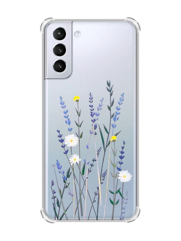 Чохол з потовщеними кутами на Samsung Galaxy S21 (G991) :: Польові квіти (принт 270)