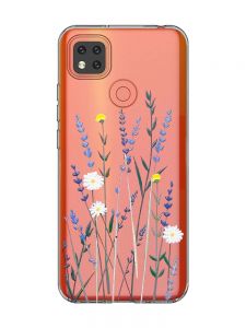 Прозорий чохол для Xiaomi Redmi 9C/10A :: Польові квіти (принт 270)