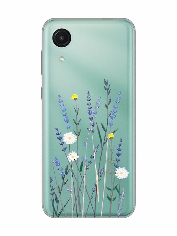 Прозорий чохол на Samsung Galaxy A03 Core / A032 :: Польові квіти (принт 270)
