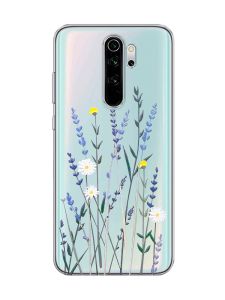 Прозорий чохол на Xiaomi Redmi Note 8 Pro :: Польові квіти (принт 270)