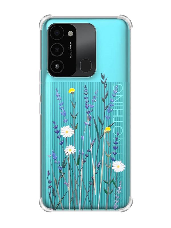 Чохол з потовщеними кутами на TECNO Spark Go 2022 :: Польові квіти (принт 270)