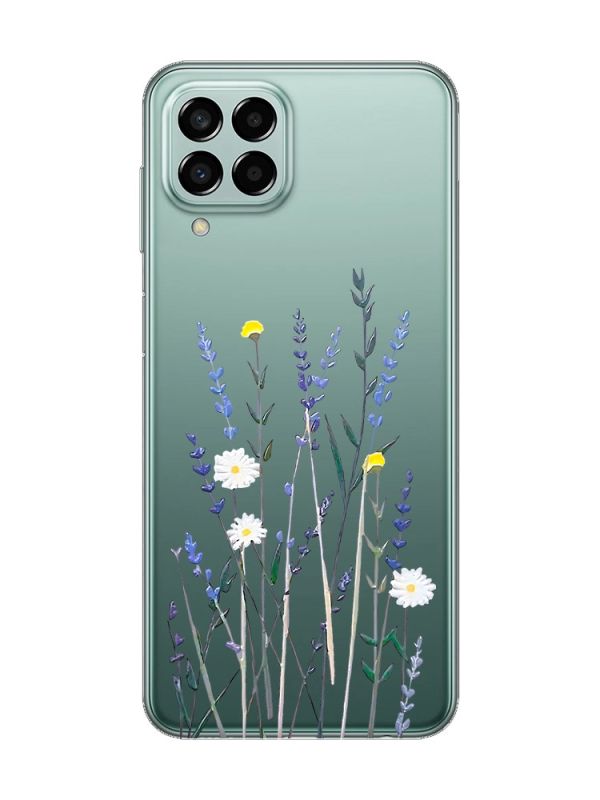 Прозорий чохол на Samsung Galaxy M33 5G :: Польові квіти (принт 270)