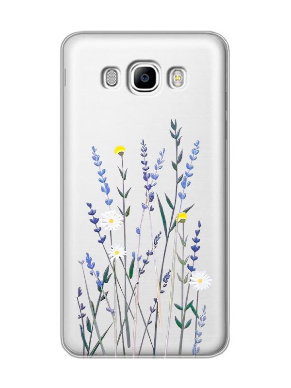 Прозорий чохол на Samsung Galaxy J7(2016) J710 :: Польові квіти (принт 270)