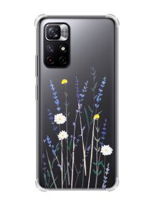 Чохол з потовщеними кутами на Xiaomi Redmi Note 11 5G :: Польові квіти (принт 270)