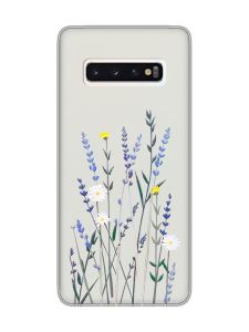 Прозорий чохол на Samsung Galaxy S10 :: Польові квіти (принт 270)