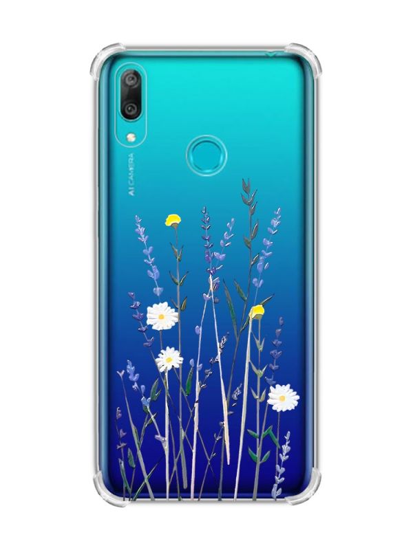 Чохол з потовщеними кутами Huawei Y7 2019/Y7 prime 2019 :: Польові квіти (принт 270)