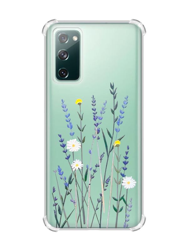Чохол з потовщеними кутами на Galaxy S20 FE :: Польові квіти (принт 270)